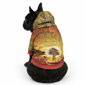 African Flags Map Christmas Pet Hoodie Afro Heritage