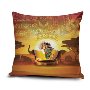 African Flags Map Christmas Pillow Cover Afro Heritage