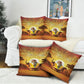 African Flags Map Christmas Pillow Cover Afro Heritage