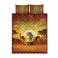 African Flags Map Christmas Quilt Bed Set Afro Heritage