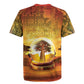 African Flags Map Christmas Rugby Jersey Afro Heritage