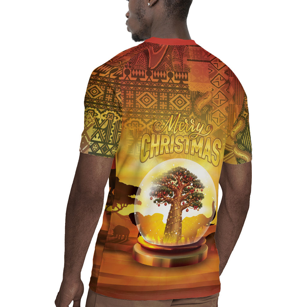 African Flags Map Christmas Rugby Jersey Afro Heritage