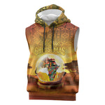 African Flags Map Christmas Sleeveless Hoodie Afro Heritage