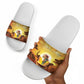 African Flags Map Christmas Slide Sandals Afro Heritage