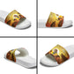 African Flags Map Christmas Slide Sandals Afro Heritage