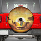 African Flags Map Christmas Spare Tire Cover Afro Heritage