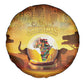 African Flags Map Christmas Spare Tire Cover Afro Heritage