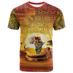 African Flags Map Christmas T shirt Afro Heritage