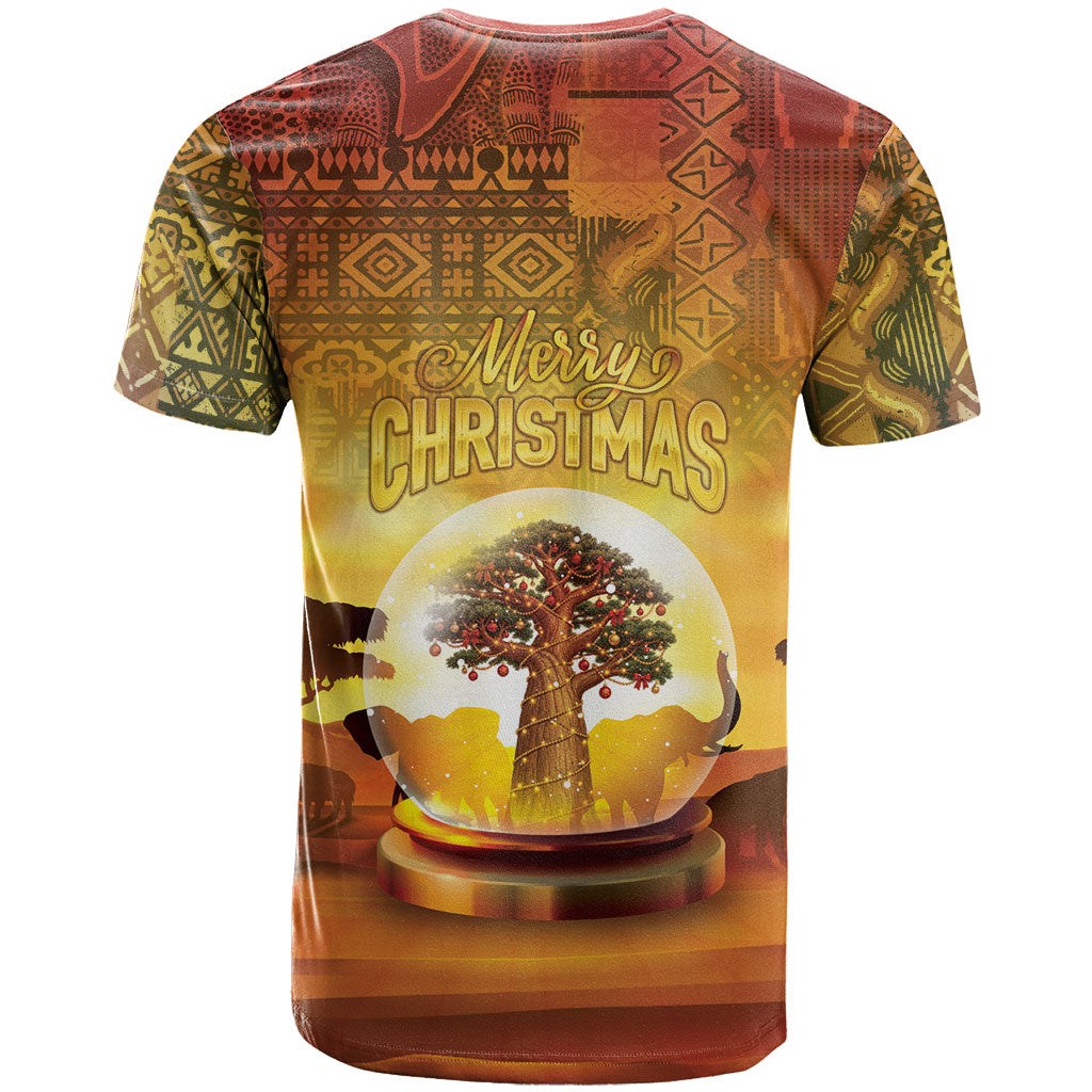 African Flags Map Christmas T shirt Afro Heritage
