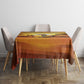 African Flags Map Christmas Tablecloth Afro Heritage