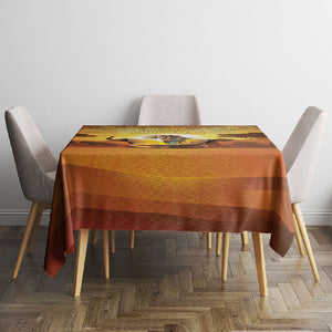 African Flags Map Christmas Tablecloth Afro Heritage