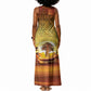 African Flags Map Christmas Tank Maxi Dress Afro Heritage