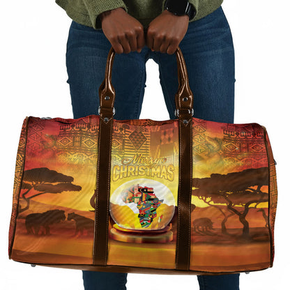 African Flags Map Christmas Travel Bag Afro Heritage