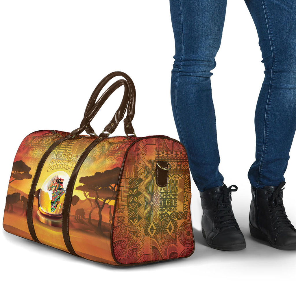 African Flags Map Christmas Travel Bag Afro Heritage