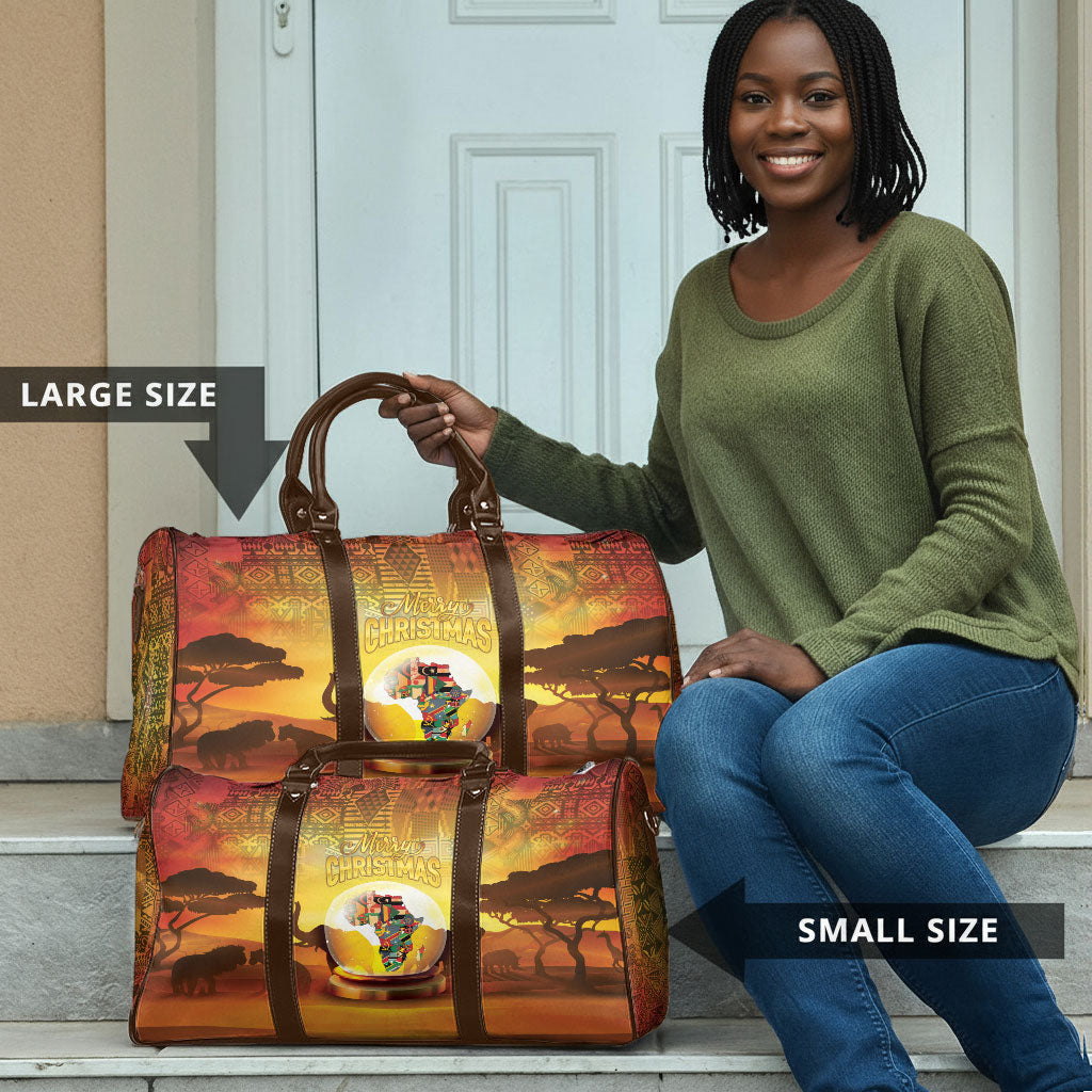 African Flags Map Christmas Travel Bag Afro Heritage