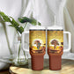 African Flags Map Christmas Tumbler With Handle Afro Heritage