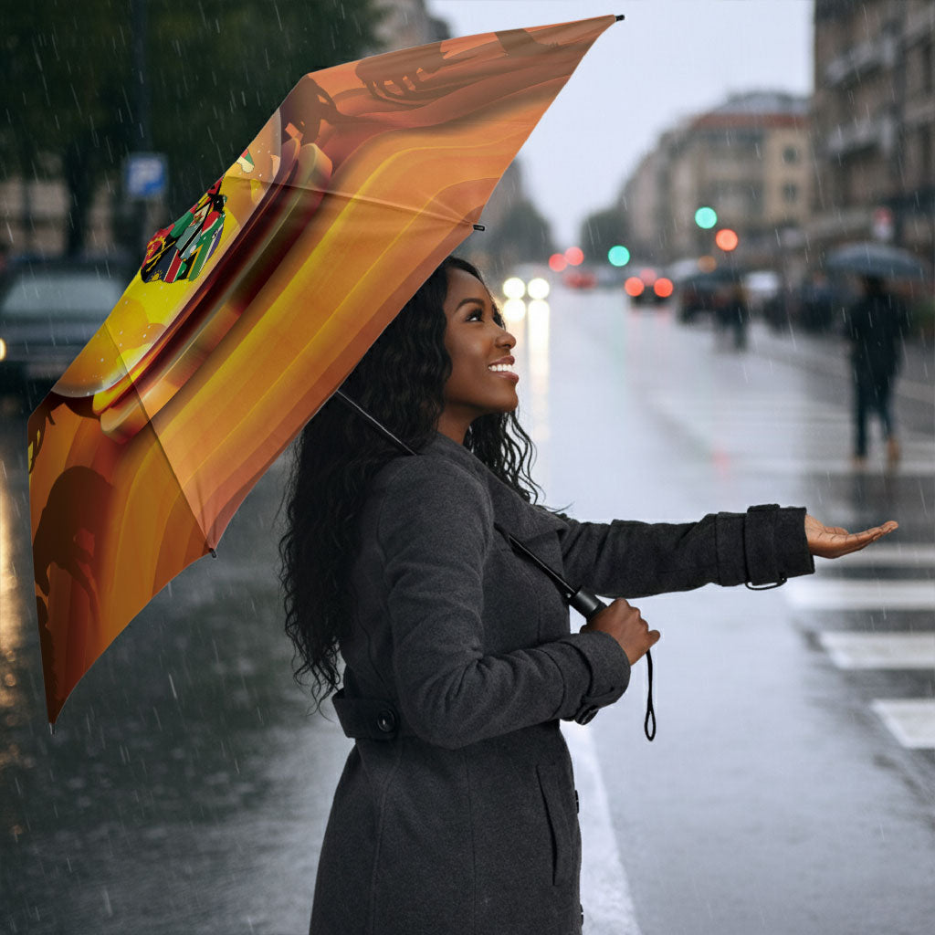 African Flags Map Christmas Umbrella Afro Heritage