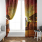 African Flags Map Christmas Window Curtain Afro Heritage