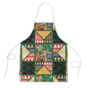 South Africa Christmas Apron Patchwork Style