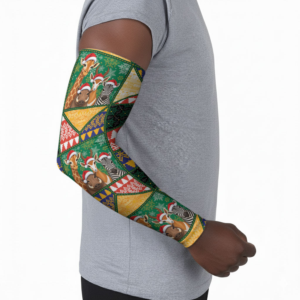 South Africa Christmas Arm Sleeves Patchwork Style