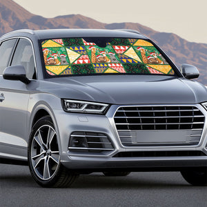 South Africa Christmas Auto Sun Shade Patchwork Style
