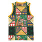 South Africa Christmas Basketball Jersey Patchwork Style
