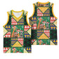 South Africa Christmas Basketball Jersey Patchwork Style
