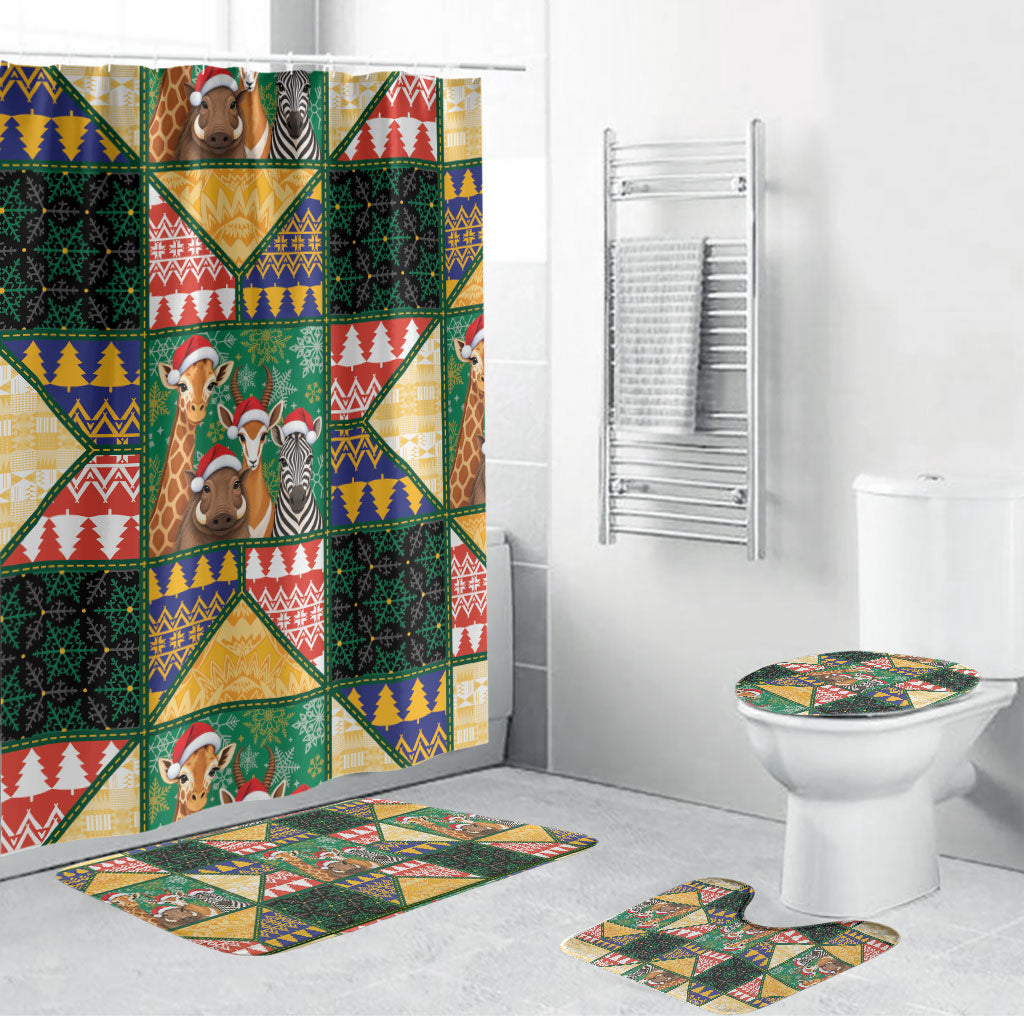 South Africa Christmas Bathroom Set Patchwork Style