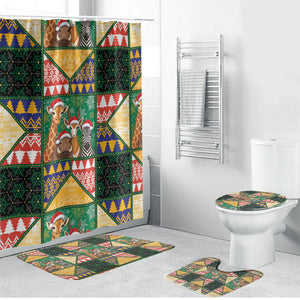 South Africa Christmas Bathroom Set Patchwork Style