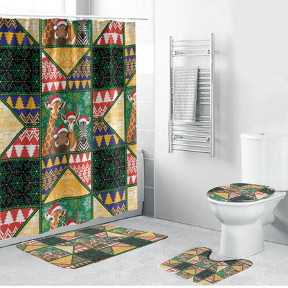 South Africa Christmas Bathroom Set Patchwork Style