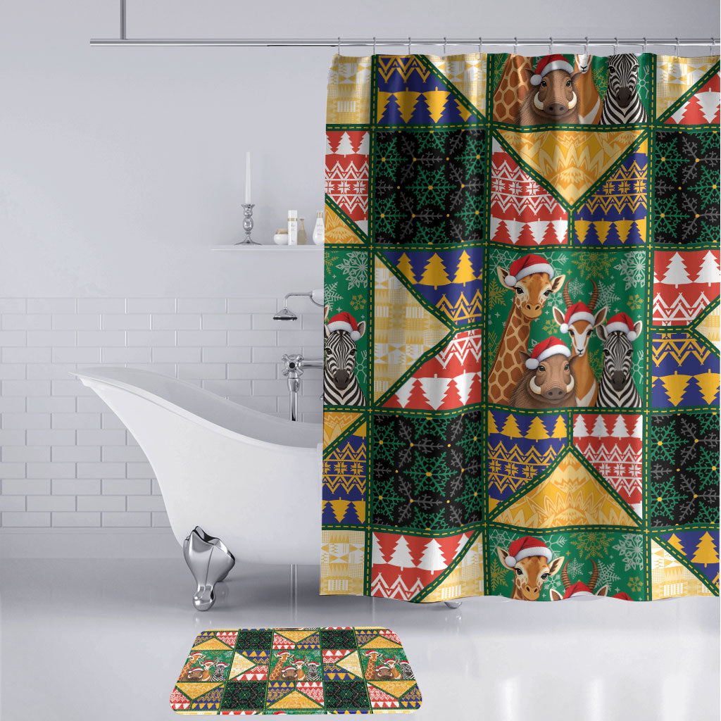 South Africa Christmas Bathroom Set Patchwork Style