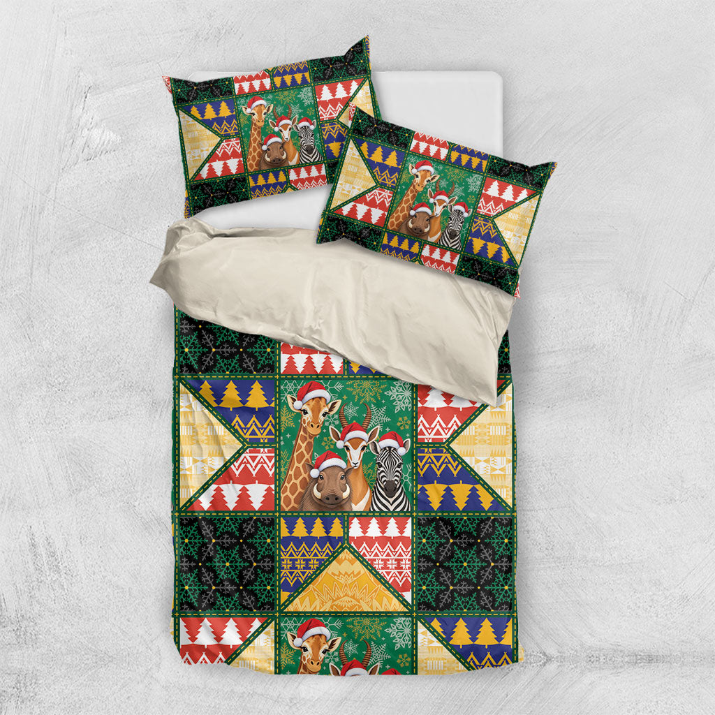 South Africa Christmas Bedding Set Patchwork Style