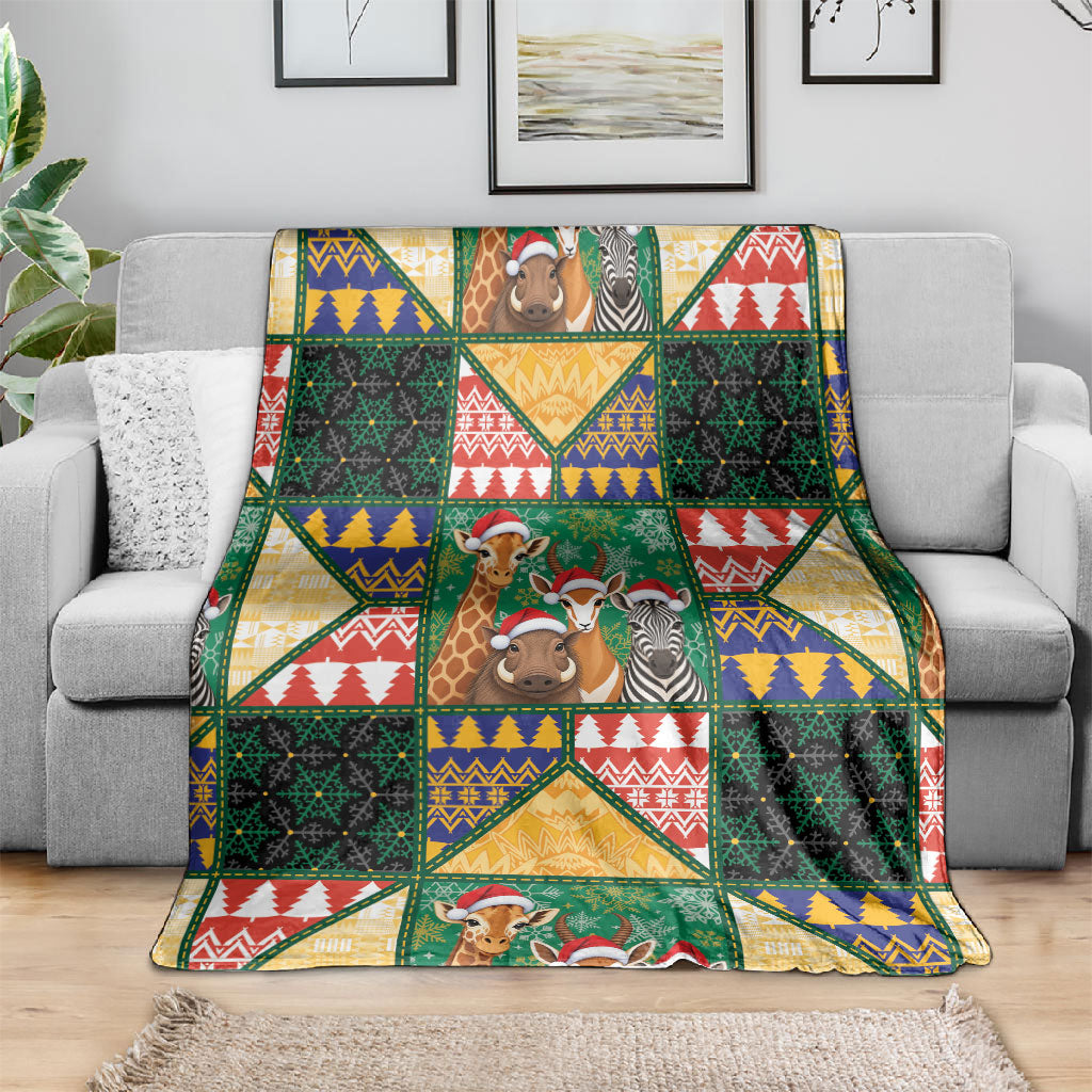 South Africa Christmas Blanket Patchwork Style