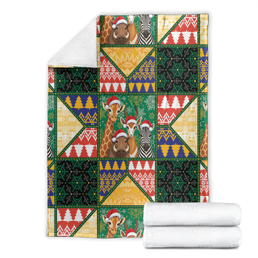 South Africa Christmas Blanket Patchwork Style