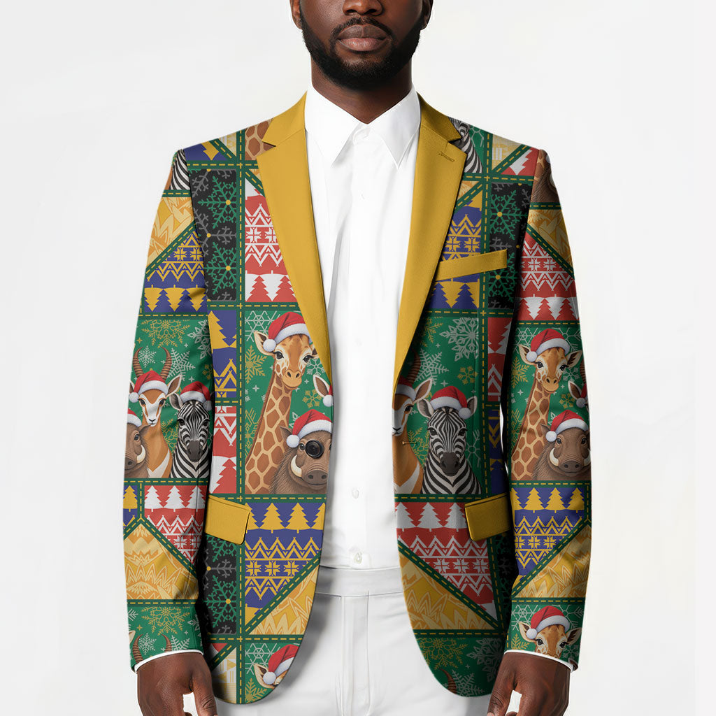 South Africa Christmas Blazer Patchwork Style