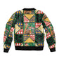 South Africa Christmas Bomber Jacket Patchwork Style