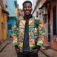 South Africa Christmas Bomber Jacket Patchwork Style