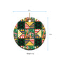 South Africa Christmas Ceramic Ornament Patchwork Style