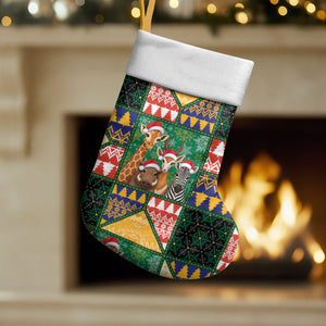 South Africa Christmas Stocking Patchwork Style