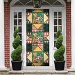 South Africa Christmas Door Cover Patchwork Style