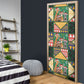 South Africa Christmas Door Cover Patchwork Style