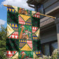 South Africa Christmas Garden Flag Patchwork Style