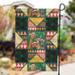 South Africa Christmas Garden Flag Patchwork Style