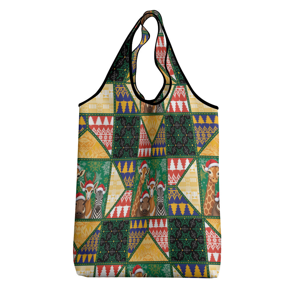 South Africa Christmas Grocery Bag Patchwork Style