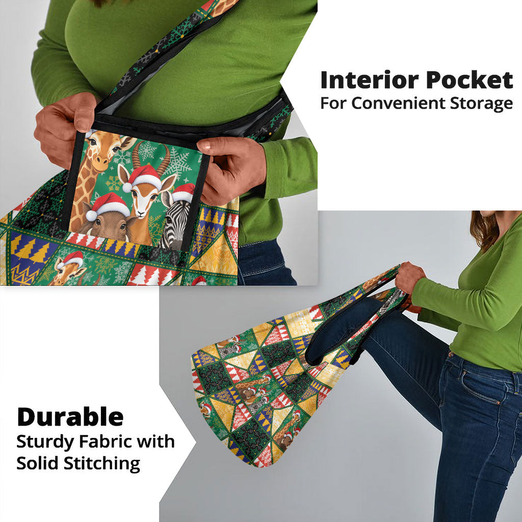 South Africa Christmas Grocery Bag Patchwork Style
