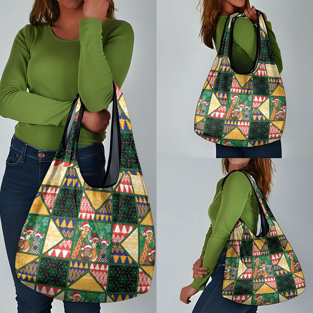 South Africa Christmas Grocery Bag Patchwork Style