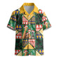 South Africa Christmas Kid Hawaiian Shirt Patchwork Style