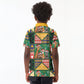 South Africa Christmas Kid Polo Shirt Patchwork Style