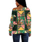 South Africa Christmas Off Shoulder Sweater Patchwork Style