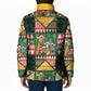 South Africa Christmas Padded Jacket Patchwork Style